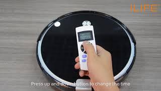 How to schedule | ILIFE A6 Robot Vacuum Cleaner