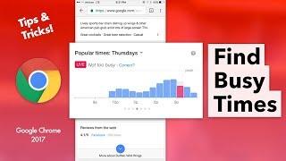 Google Chrome Popular Times - Live Data