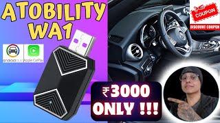 Cheapest Wireless CarPlay & Android Auto Adapter ! - Atobility WA1 - Review