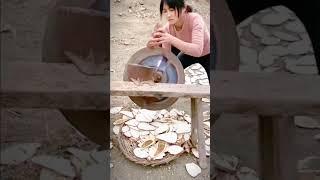 creative tool for cutting cassava quickly #shorts