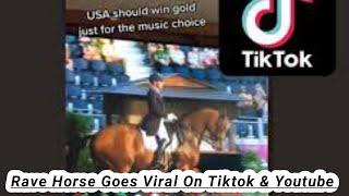 Olympic "Rave Horse" goes viral on TikTok | Rages in Olympic Dressage Freestyle || MRN World News Tv