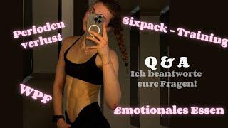 Q&A: Periodenverlust, Emotionales Essen, Sixpack-Training & Co. I Lena Schreiber