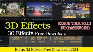 EDIUS 3D EFFECTS FREE DOWNLOAD | edius 3d project download | edius 8 projects free download