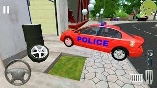 Patrulhando Police Car Driving #20 - Red Patrol Car Simulator - Android Gameplay