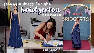 Making a Red Carpet Dress IN ONE DAY for the Bridgerton Season 3 Part 2 Premiere in London!