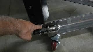 Retractable Casters Welding Table