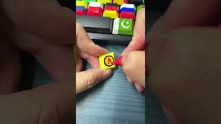 Drawing Dragon Ball on the keyboard #shorts #diy #art #keyboard #tiktok #trending #fyp