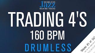 Swing - 10 Minutes Drumless Trading Four's at 160 Bpm With Click