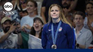 Olympics: US swimmer Katharine Berkoff wins bronze 32 years after her dad