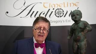 Lot 104: Substantial Roman Statue of a Nude Young Boy with Tim Wonnacott