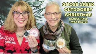 GOOSE CREEK Outdoorsy Christmas Candle Haul + Wax Melts!