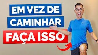 ‍️CAMINHADA EM CASA PARA EMAGRECER | Aula de Ginástica FÁCIL para Iniciantes | Aurélio Alfieri