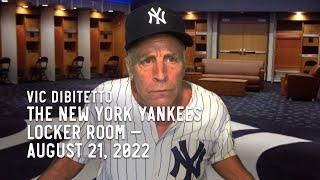 The New York Yankees Locker Room — August 21, 2022