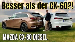 MAZDA CX-80: Vergleich mit CX-60 und erster Test! Diesel | 7-Sitzer | 2024