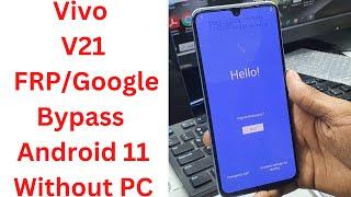 Vivo V21 FRP/Google Bypass Android 11 Without PC - vivo v21 5g frp bypass - vivo v2066 frp bypass