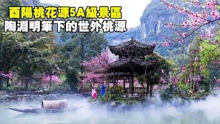 酉阳桃花源，国家5A级旅游景区，陶渊明笔下的世外桃源【大海去旅行】