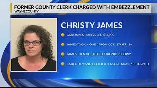 Christy James charged with embezzlement: Wayne County