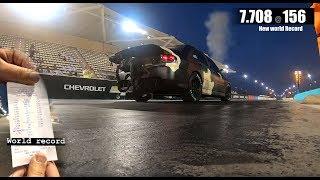 Extreme Tuners EVO 7.708@156 world record run