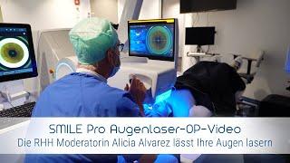 SMILE Pro Augenlaser-OP-Video – RHH Moderatorin Alicia Alvarez lässt ihre Augen ganz sanft lasern