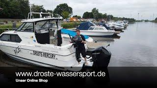 Droste Wassersport OHG / Hilfsaussenborder im Test am 3 Tonnen Boot - Mercury F5 SailPower