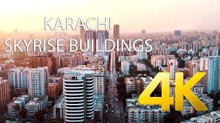 Karachi Skyline Montage Aerial 2021 Part 3 - 4K Ultra HD - Karachi Street View