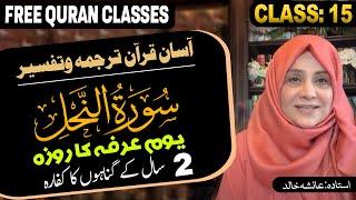 Live Quran tafseer and Hadith class. Surat Nahal, Ayat no 101. In sha Allah