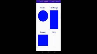 An application that draws basic graphical primitives on the screen #android studio #CS8662