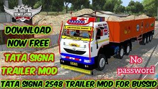 Tata Signa Trailer Mod For Bus Simulator Indonesia || Tata Truck Mod Bussid ||