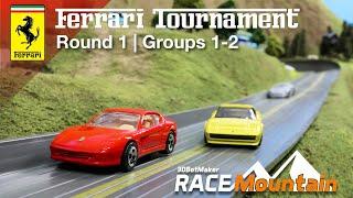 Ferrari Diecast Racing Tournament | Round 1 Group 1-2 | 1/64 Car Race