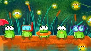 Five Speckled Frogs | Educational Toddler Learning Videos | Super Renell Kids Songs | Baby Videos