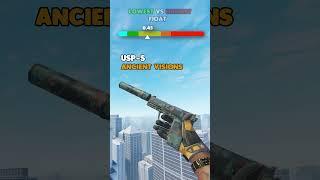 Lowest vs highest float in CS2 #avanmarket  #cs2 #cs2skins #counterstrike