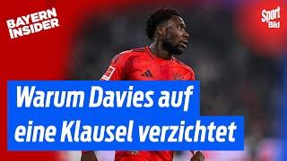 FC Bayern wischt Ausstiegsklausel für Alphonso Davies vom Tisch | Bayern Insider