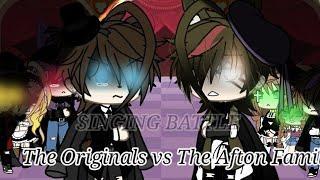 [E + S]️Flashing Lights ️ || The Afton Family vs The Originals || Singing Battle ||