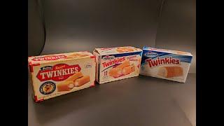 1998-2024 Twinkies Shelf Stable Cake Comparison Review Historical Americana Snack Food Exploration