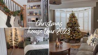 *NEW* CHRISTMAS HOUSE TOUR 2023 | DETAILED HOME TOUR | LIVING ROOM, ENTRANCE AND BEDROOM DECORATIONS