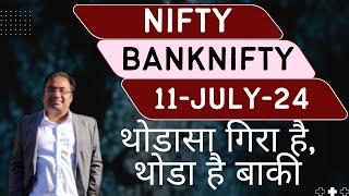 Nifty Prediction and Bank Nifty Analysis for Thursday | 11 July 24 | Bank NIFTY Tomorrow