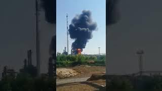 Ukrainian Drone Kamikaze Mugin-5 Pro Hits Russian oil refinery