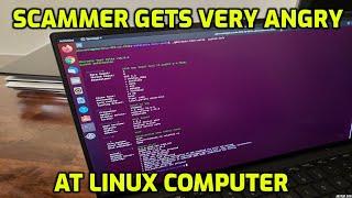 Tech Support Scammer Reacts To Linux & GETS ANGRY!