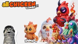 CHICKEN part1 animash gameplay animal merge supreme, cute animal supreme