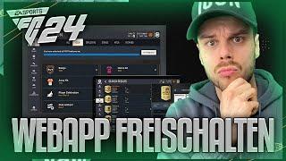 FC 24 TRANSFERMARKT JETZT FREISCHALTEN! EA SPORTS FC 24 WEB APP TUTORIAL 