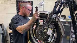 Axle Installation on a Harley-Davidson FXR