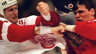 Bob Probert vs. Stu Grimson rivalry (all 14 rounds+ interview)