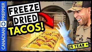 I'M STUNNED! Tacos that Last Forever! How to Make Long Shelf Life Freeze Dried Food! Harvest Right