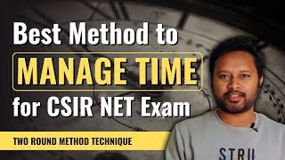 How to Manage Time Effectively in CSIR NET Exam | All 'Bout Chemistry