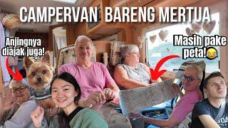 PERTAMA KALI Liburan Campervan Bareng Mertua! Mertua Deg2an Nyetir Campervan