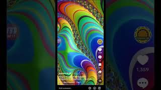 #trippyart #hypnotic #mesmerizing Celestical Accents: Paradise of Colors.