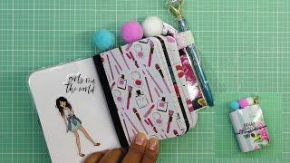 Mini Laminated Traveler's Notebook Tutorial! Sweet, Cute & Useful Stocking Stuffer! GIVEAWAY ENDED!