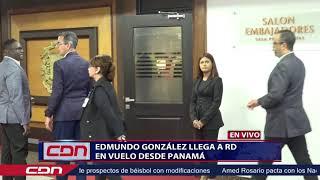 CDN en Vivo | Edmundo González llega a RD en vuelo desde Panamá