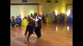 Aoniken Quiroga  y  Alejandra Mantiñan (3/4 milonga) Viterbo 31.10.2015