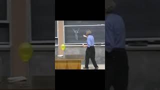 Walter Lewin illustrates Bernoulli's Principle